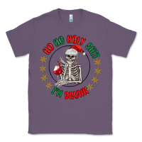Lavender ho ho holly shit skeleton santa Classic Tee - MaliasSmallBusiness