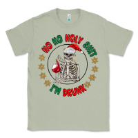 Matcha ho ho holly shit skeleton santa Classic Tee - MaliasSmallBusiness