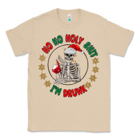 Mushroom ho ho holly shit skeleton santa Classic Tee - MaliasSmallBusiness