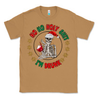 Toasted Coconut ho ho holly shit skeleton santa Classic Tee - MaliasSmallBusiness