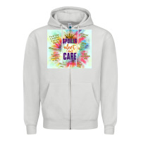 Dove Grey spoiler alert i don't care Zipper Hoodie - TumblerDesignByShophia