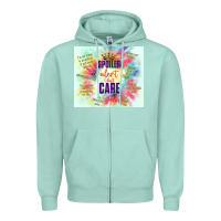 Seafoam spoiler alert i don't care Zipper Hoodie - TumblerDesignByShophia