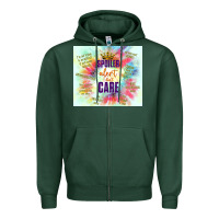 Sports Green spoiler alert i don't care Zipper Hoodie - TumblerDesignByShophia