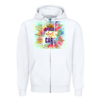 White spoiler alert i don't care Zipper Hoodie - TumblerDesignByShophia
