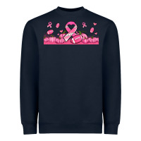 Navy breast cancer american football Heavyweight Sweatshirt - Jasminsmagicworld