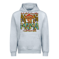Heather Grey God Gifted Me Two Titles And Mama i Rock Them Both Urban Hoodie - CowhideDigitalArt