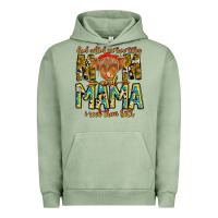 Pigment Oil Green God Gifted Me Two Titles And Mama i Rock Them Both Urban Hoodie - CowhideDigitalArt