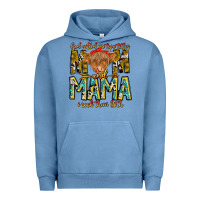 Pigment Pebble Blue God Gifted Me Two Titles And Mama i Rock Them Both Urban Hoodie - CowhideDigitalArt