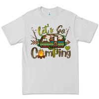 Dove Grey let's go camping Premium Tee - BarkalooDesign