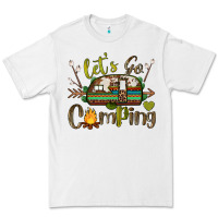 White let's go camping Premium Tee - BarkalooDesign