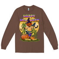 Chestnut happy halloween Long Sleeve Tee - LillyAllenDesigns