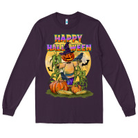 Plum happy halloween Long Sleeve Tee - LillyAllenDesigns
