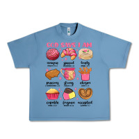 Pebble Blue god says i am mexican pan dulce Urban Heavy Tee - MaliasSmallBusiness