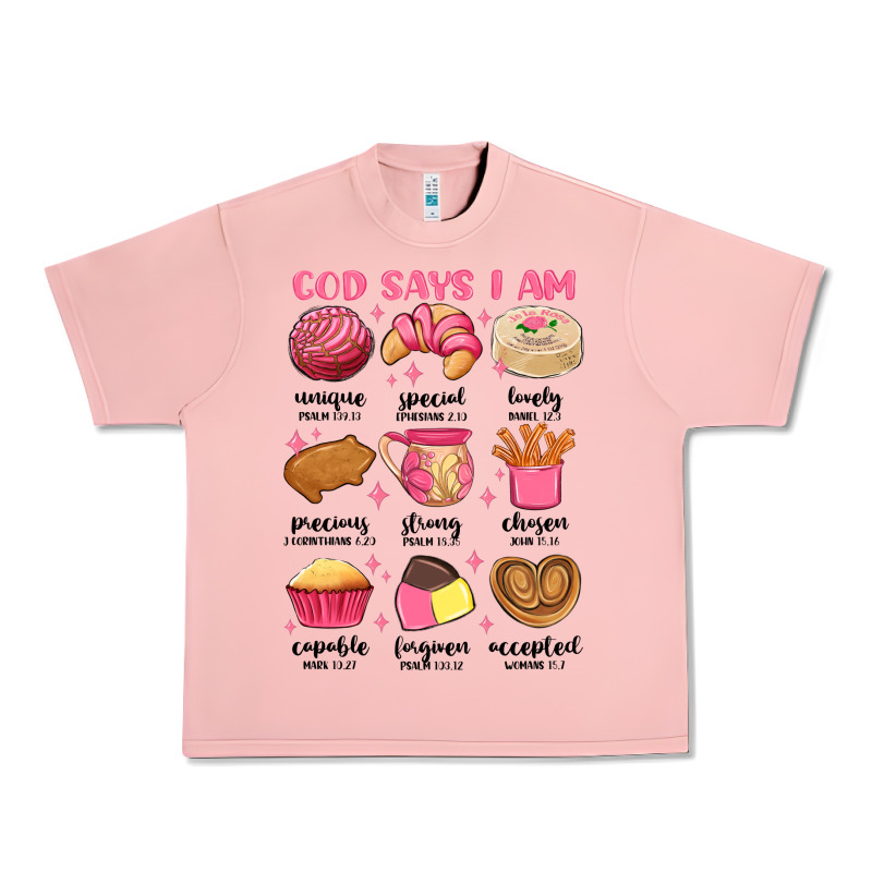 God Says I Am Mexican Pan Dulce Urban Heavy Tee by MaliasSmallBusiness | Teevron