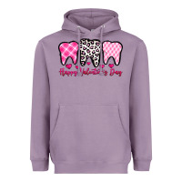 Lavender happy valentines day dentist Heavyweight Hoodie - OliviaCreatesArt