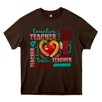 Chocolate Brown teacher Heavy Core Tee - AdoDesignShop