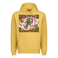 Antique Gold Mardi Gras with crab tumbler Premium Hoodie - HowdyJamesFarm