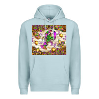 Blue Mist Mardi Gras with crab tumbler Premium Hoodie - HowdyJamesFarm
