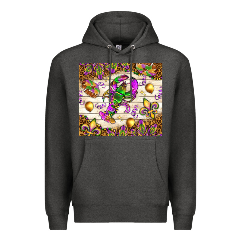 Mardi Gras With Crab Tumbler Premium Hoodie by HowdyJamesFarm | Teevron