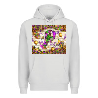 Dove Grey Mardi Gras with crab tumbler Premium Hoodie - HowdyJamesFarm