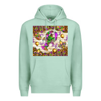 Seafoam Mardi Gras with crab tumbler Premium Hoodie - HowdyJamesFarm