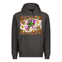 Smoke Mardi Gras with crab tumbler Premium Hoodie - HowdyJamesFarm