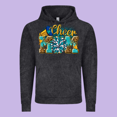 Cheer Mom Vintage Hoodie Designed By Nancycooperartshop