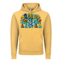 Vintage Mustard cheer mom Vintage Hoodie - NancyCooperArtShop