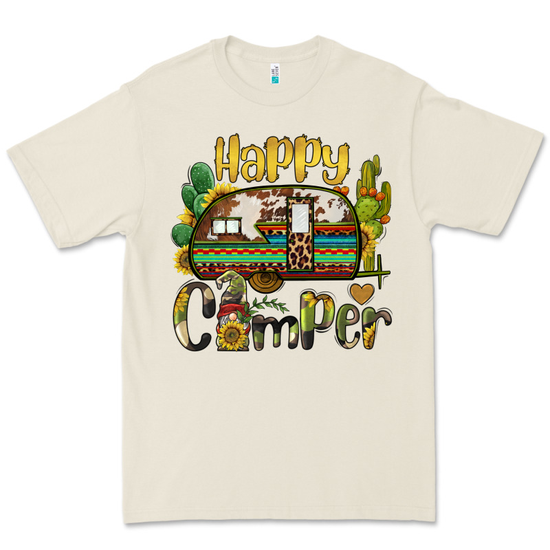 Happy Camper Caravan And Gnome Premium Tee by BarkalooDesign | Teevron