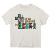 Cream let me tell you about my jesus Heavy Core Tee - Artiststas