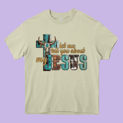 Let Me Tell You About My Jesus Heavy Core Tee Designed By Artiststas