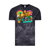 Cloud Black hello third grade Vintage Tee - NancyCooperArtShop