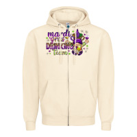 Sandshell Mardi Gras drinking team with gnome Zipper Hoodie - HowdyJamesFarm