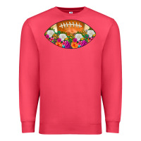 Cardinal American Football Floral Premium Sweatshirt - CowCowDesign