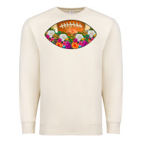 Sandshell American Football Floral Premium Sweatshirt - CowCowDesign