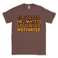 Chestnut elevated melanated educated motivated Classic Tee - NancyCooperArtShop