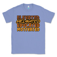 Colony Blue elevated melanated educated motivated Classic Tee - NancyCooperArtShop