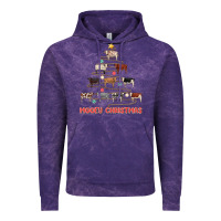 Cloud Purple mooey christmas Vintage Hoodie - MaliasSmallBusiness