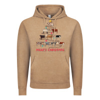 Vintage Coffee mooey christmas Vintage Hoodie - MaliasSmallBusiness