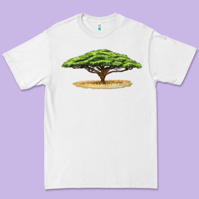 Acacia Tree Premium Tee Designed By Lillyallendesigns
