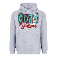 Heather Grey cozy season Heavyweight Hoodie - OliviaCreatesArt
