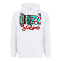 White cozy season Heavyweight Hoodie - OliviaCreatesArt