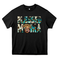 Black blessed mama Heavy Core Tee - JahusDesignShop