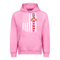 Fuchsia Pink lil autism mom Urban Hoodie - CowhideDigitalArt