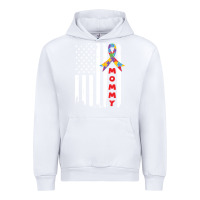 White lil autism mom Urban Hoodie - CowhideDigitalArt