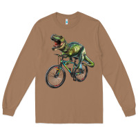 Toasted Coconut t rex dinosaur riding dinosaur Long Sleeve Tee - RanaPortraitStore