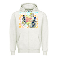 Oatmeal Heather this probably isn't water Zipper Hoodie - TumblerDesignByShophia