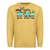 Antique Gold Mama Tried Premium Sweatshirt - CowCowDesign