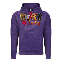 Cloud Purple boss lady with money Vintage Hoodie - NancyCooperArtShop