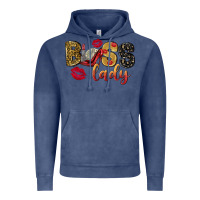 Vintage Denim boss lady with money Vintage Hoodie - NancyCooperArtShop
